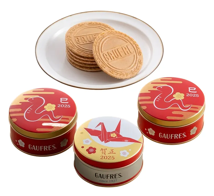 神戶風月堂2025乙巳．年賀限定系列迷你法蘭酥18入。業者提供