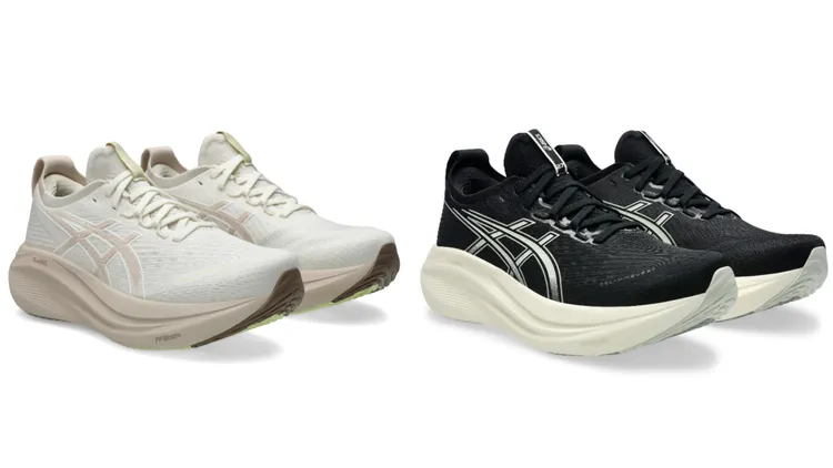 ASICS GEL-NIMBUS 27，各4980元。品牌提供