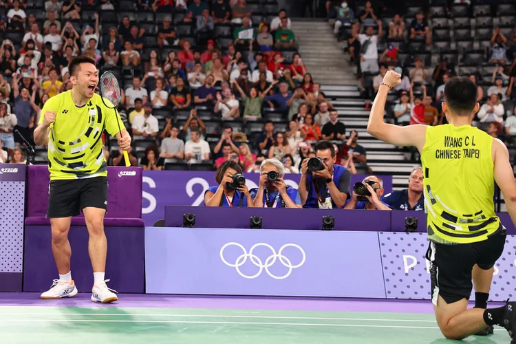 「麟洋配」今年奧運再寫驚奇。   中央社