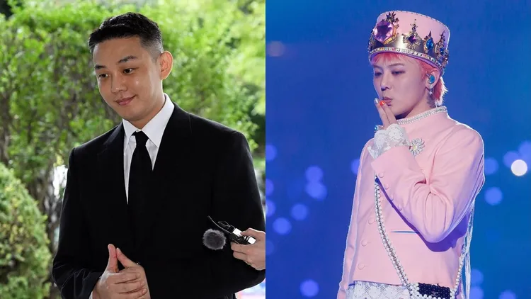 劉亞仁（左圖）染毒遭羈押，GD則洗刷吸毒汙名，推新歌《POWER》回歸。翻攝韓聯社、Mnet