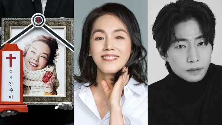 金守美（左圖起）、《黑暗榮耀》朴志雅、宋再臨相繼過世。翻攝news1、BILLIONS、Saram娛樂