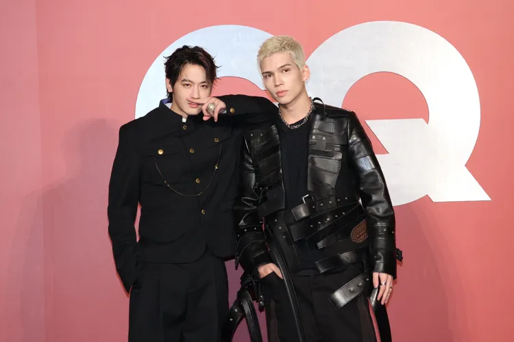 小樂吳思賢（左）、派偉俊（右）出席GQ盛會。莊宗達攝