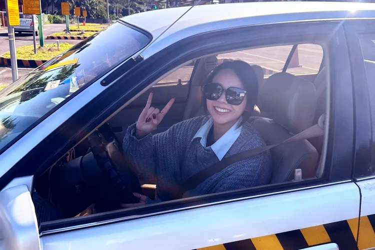 曾薀帆近期為通勤報考駕訓班。圖／品緁娛樂提供