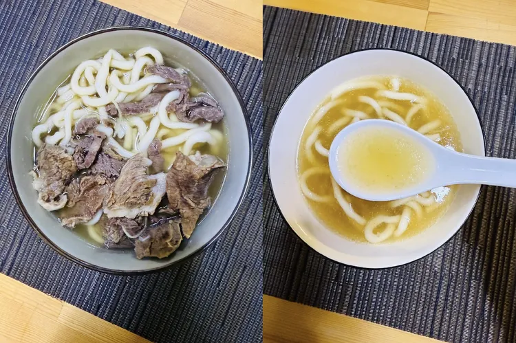 林利霏透露回到家就收到台南店家寄來的牛肉湯，讓她十分感動。翻攝自林利霏臉書