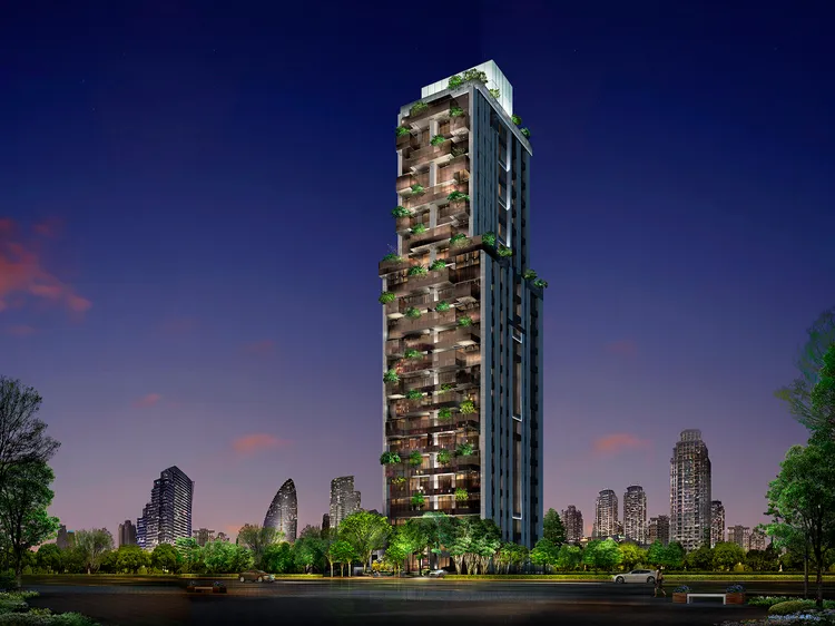 「泉宇雲鼎」展現台中七期國家歌劇院特區新穎建築美學。業者提供