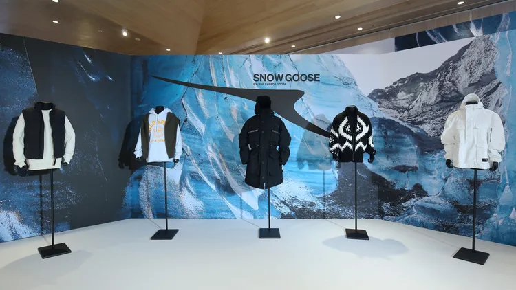 Canada Goose創意總監Haider Ackermann設計的首個季節性膠囊系列。品牌提供