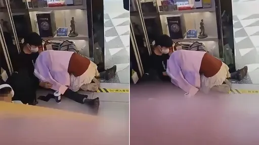 動漫廣場「當眾口愛」小情侶超猛 網嘲:電影裡看過是吸蛇毒