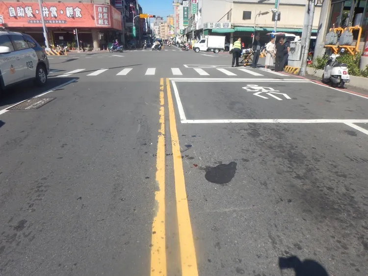 事故路口為大雅區雅潭路與中清東路口。民眾提供