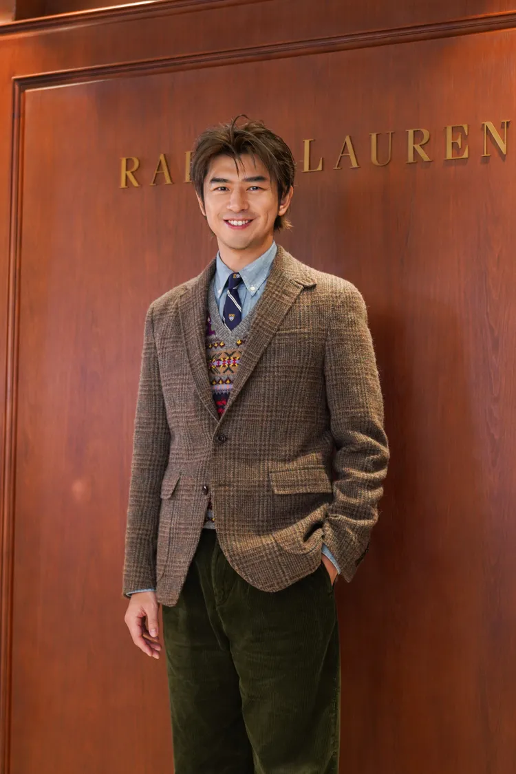 陳柏霖一身美式學院風讓他充滿青春活力。品牌提供