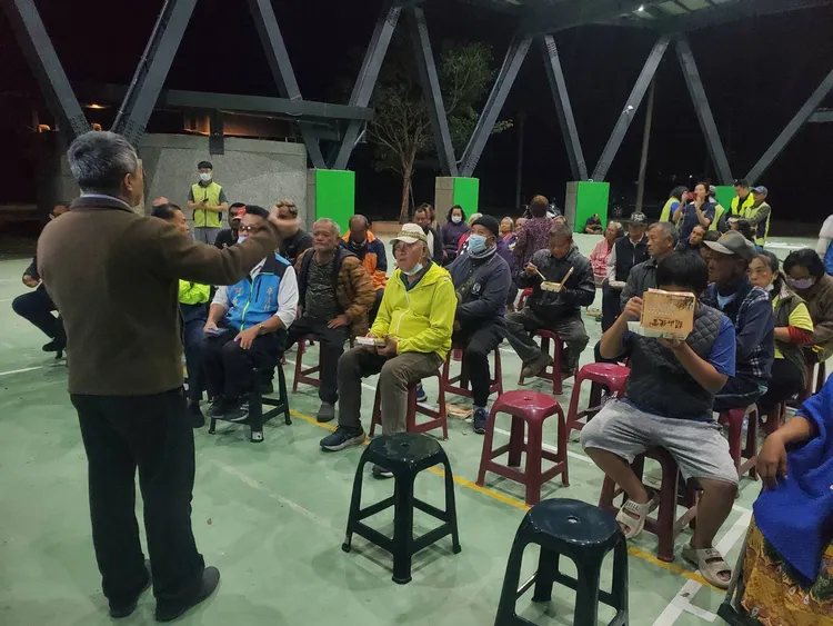 召開部落說明會。林業保育署花蓮分署提供