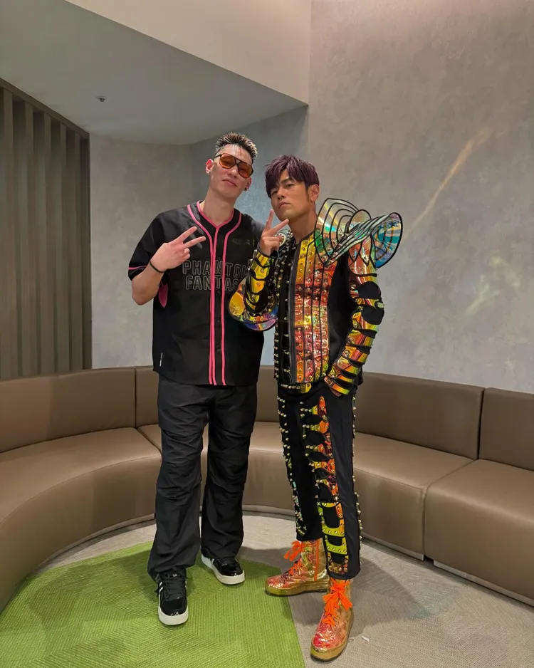 兩人對話顯露私下好交情。翻攝林書豪threads