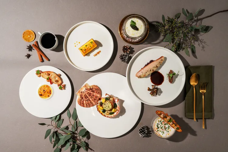 Seasons by olivier e. 節慶饗宴六道菜套餐。業者提供