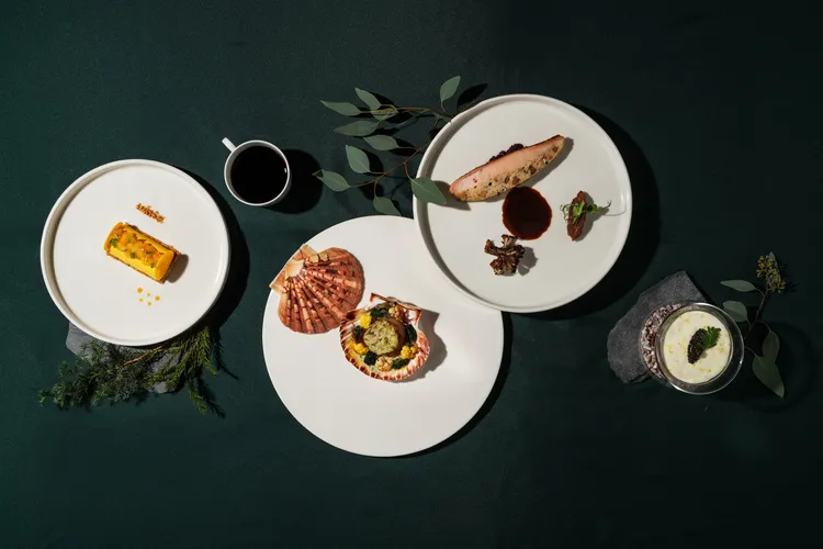 Seasons by olivier e. 節慶饗宴四道菜套餐。業者提供