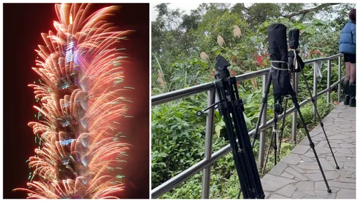 101煙火還有2天 象山已現「腳架部隊」搶位!市府鐵腕移除