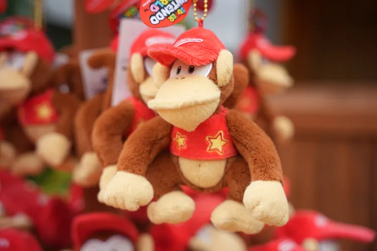 「酷喜剛的飛翔」販售有超可愛的玩偶吊飾。S.H.攝