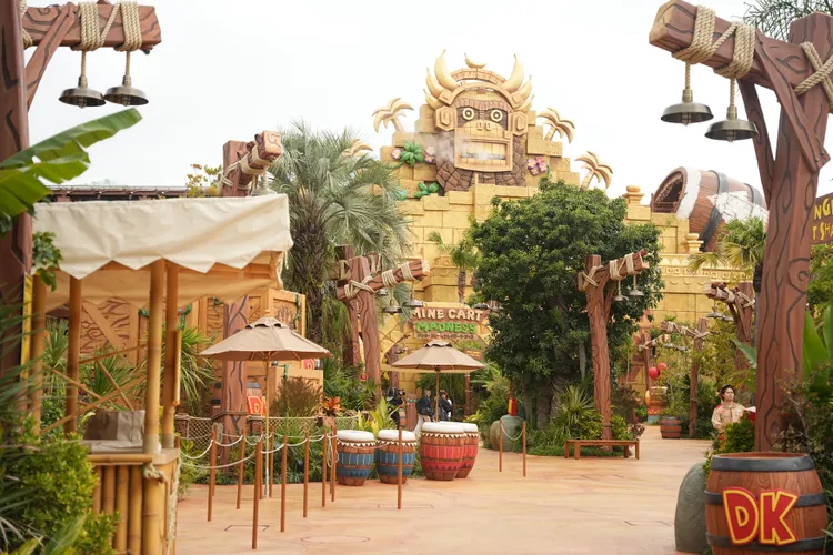 全球首個「咚奇剛國度」正式開幕，不僅為日本環球影城再添新魅力，也讓「超級任天堂世界」再度成為旅客焦點。S.H.攝