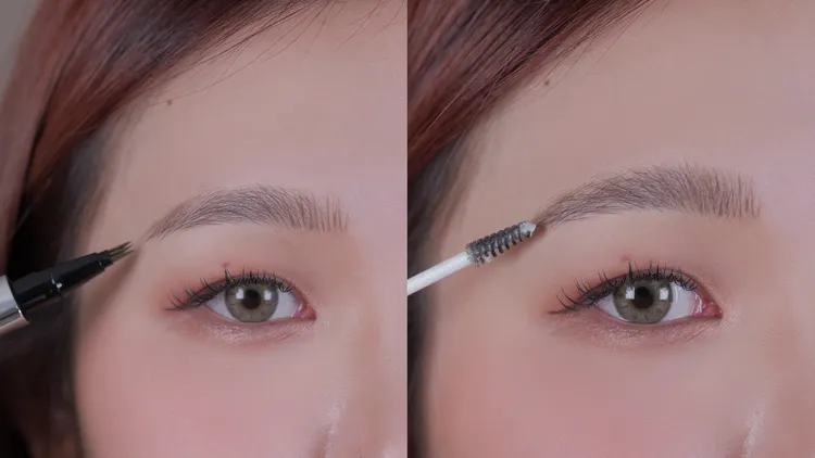 韓系羽毛眉。品牌提供