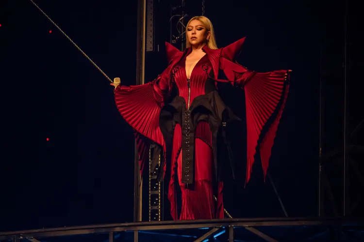 張惠妹12月31日台北大巨蛋開唱，與粉絲一同跨年。聲動娛樂提供