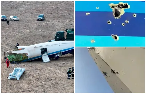 亞塞拜然航空聖誕節墜機 機身發現可疑彈孔