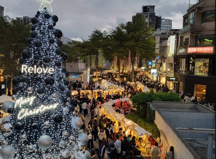 聖誕將至，台北多處推出節日活動，週末吸引許多民眾參與。台北捷運公司提供