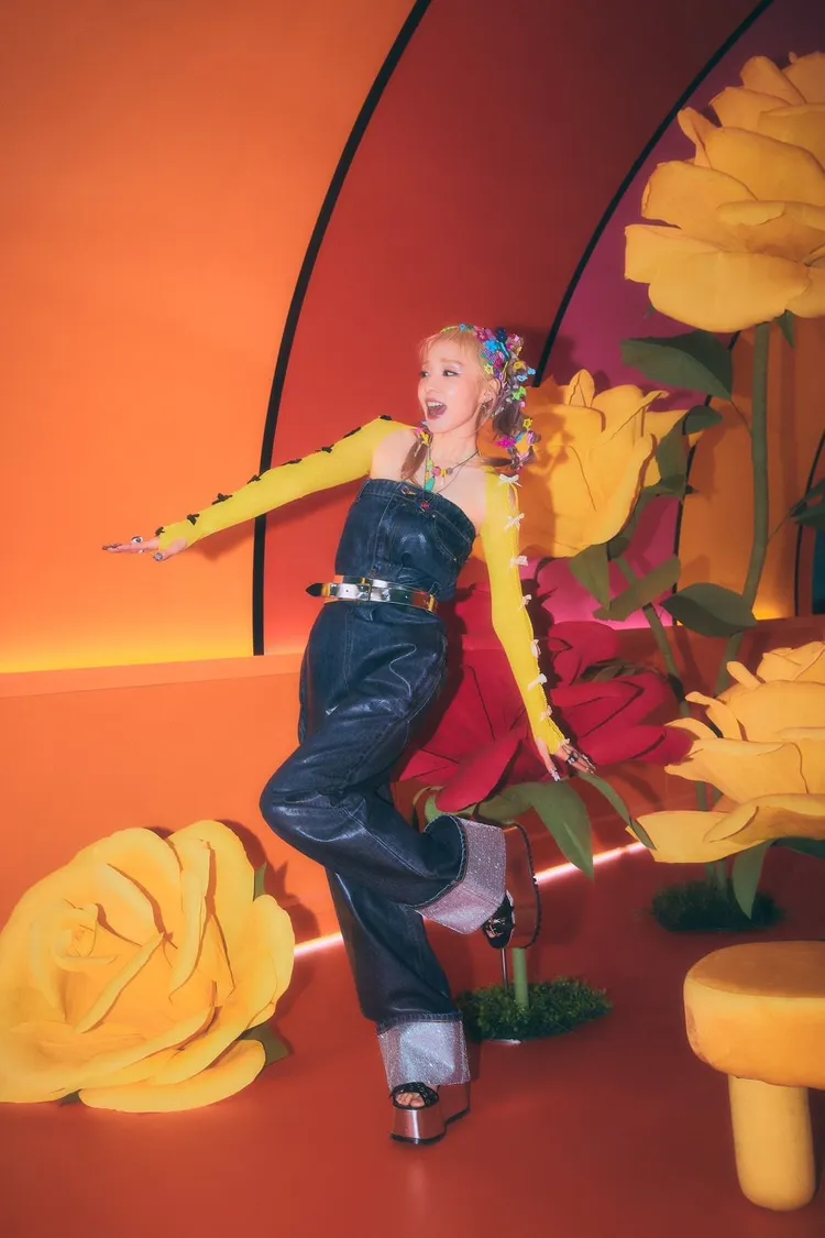 天團2NE1成員SANDARA PARK將登上高雄跨年舞台，更透露將帶來中文歌曲。市府提供