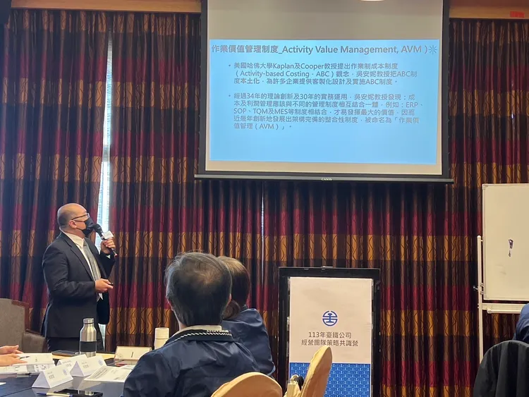 台鐵共識營現場研討活動畫面。台鐵提供