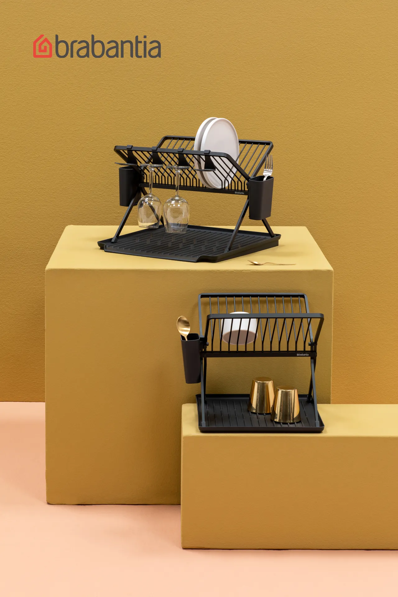 荷蘭brabantia瀝水架出清折扣最低5折起。圖/旺代企業提供