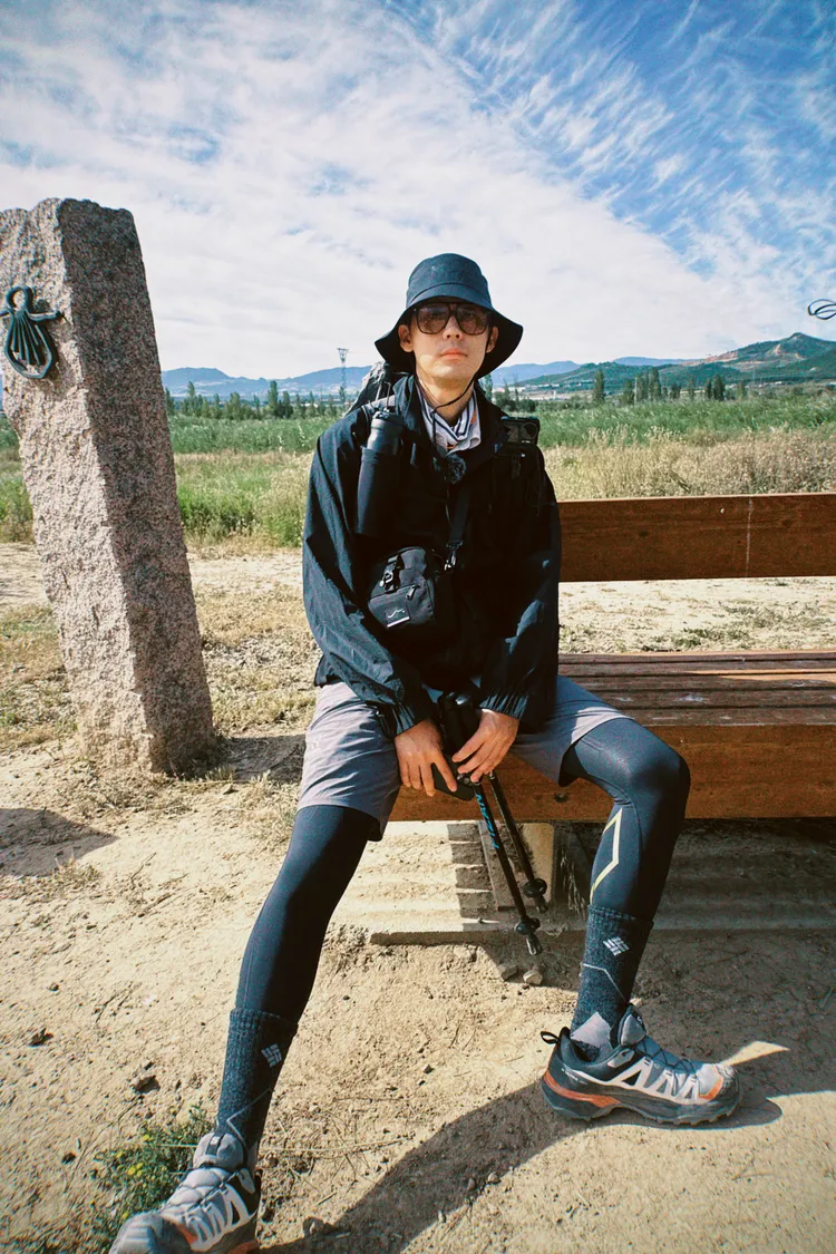 李玉璽透過朝聖之路獲得人生啟發。圖／晴空鳥提供