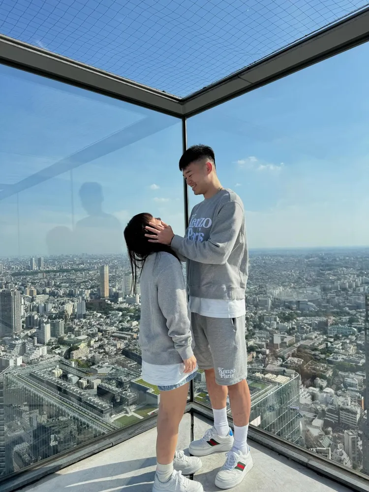 王齊麟、陳詩媛有著最萌身高差。翻攝王齊麟Threads