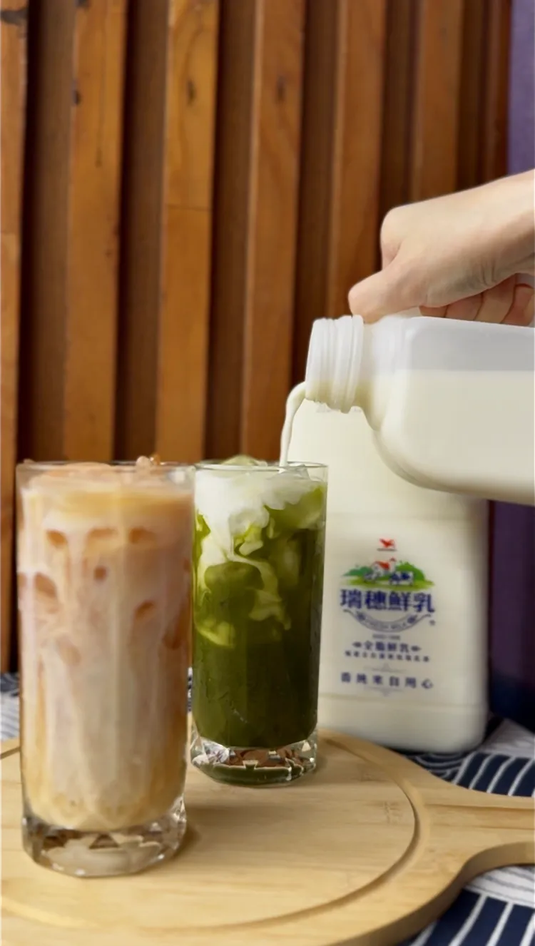 小佐茶作使用瑞穗鮮乳，茶香與奶香相輔相成，讓每一杯茶都充滿安心與美味。(圖/ 小佐茶作提供)