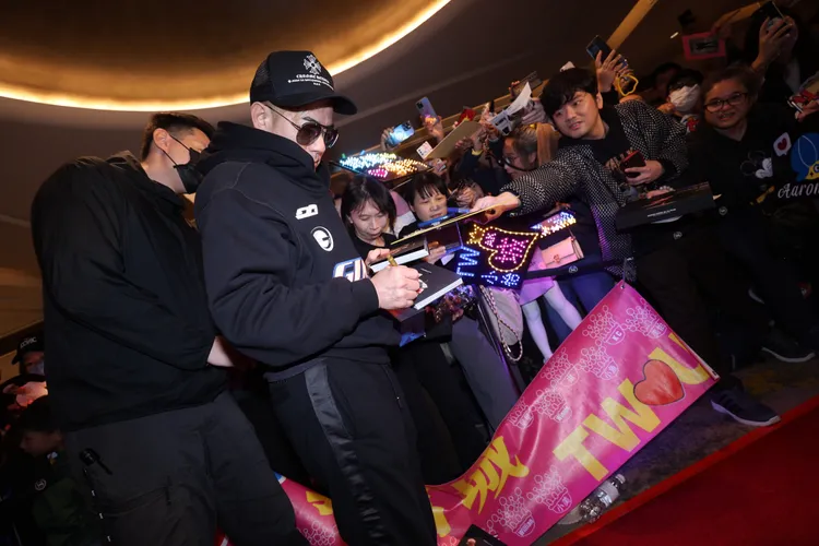 郭富城親民與粉絲互動。彭欣偉攝