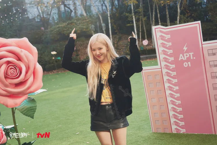 ROSÉ打造的《APT.》席捲全球。翻攝tvN