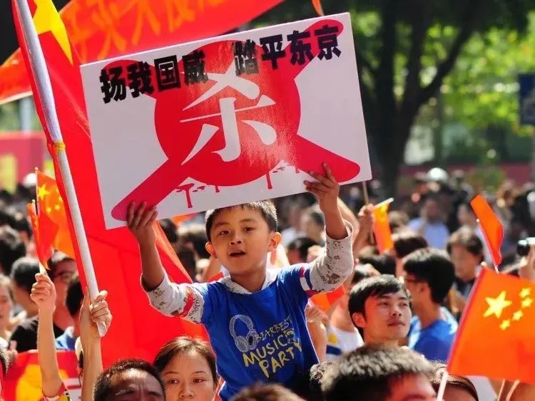 中國小學倡導仇日。翻攝自X @Yaita_Akio