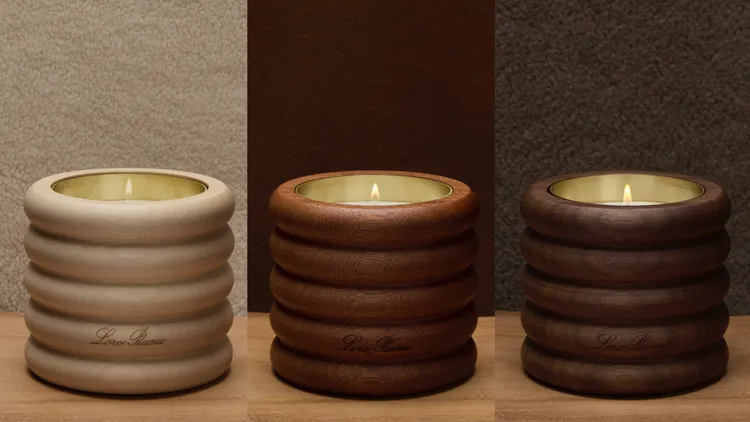 Loro Piana全新香氛蠟燭，以品牌奢華的柔軟面料為靈感。品牌提供
