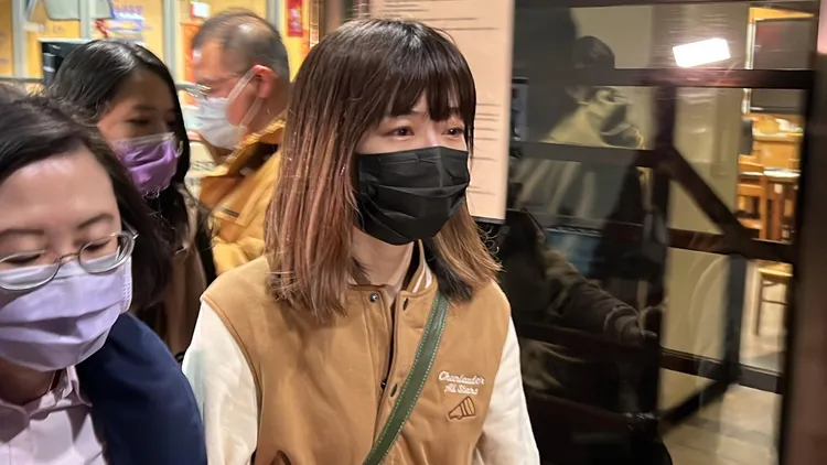 林穎孟昔日交保眼睛紅腫。資料照