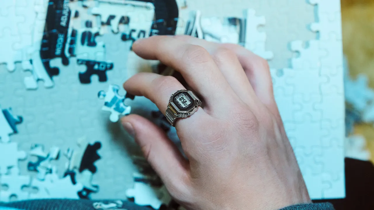 CASIO推出迷你外觀的戒指錶。品牌提供