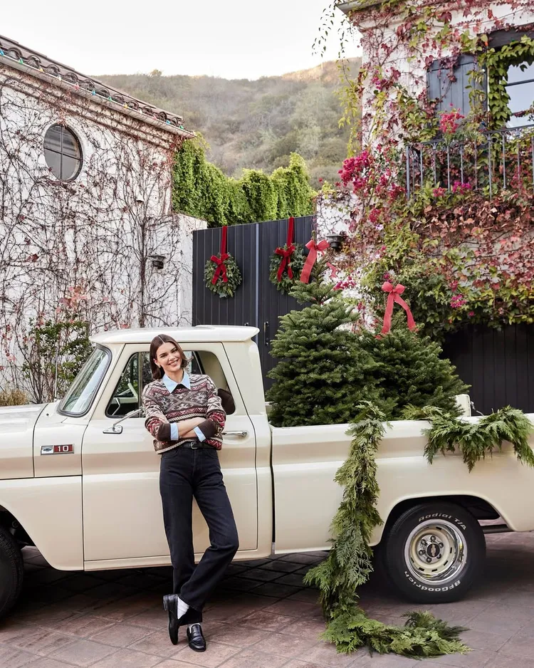 肯黛兒很注重過節氣氛。翻攝IG@archdigest