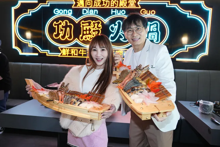 王宥忻跟前夫投資火鍋店。彭欣偉攝