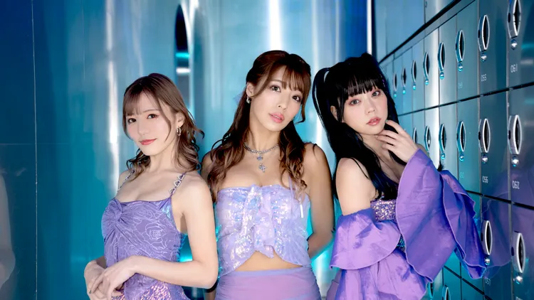 「Sherbet」女團包括河路由希子（左起）、橋本梨菜、青山光。TSE提供