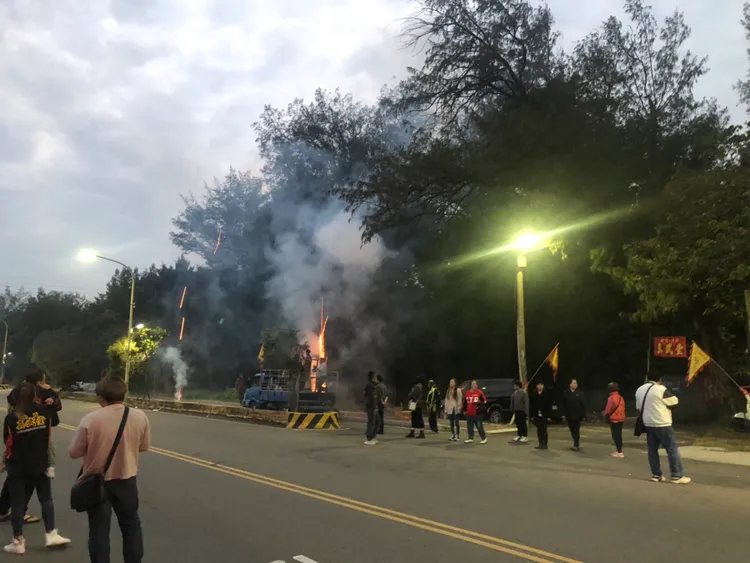 民俗空氣污染。新竹市府提供