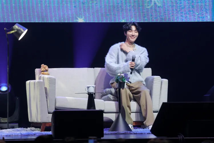 黃寅燁首度來台，誇讚「台灣粉絲都很可愛」。讀者提供