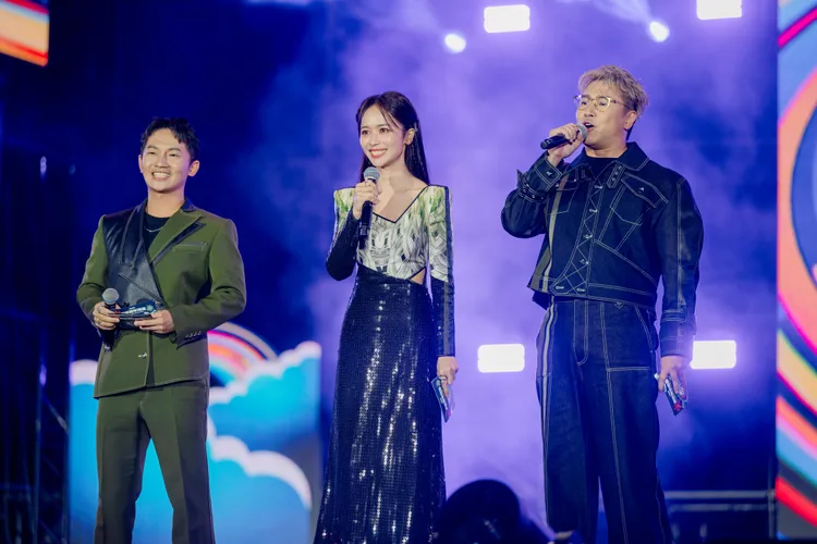 主持人歐漢聲、陳明珠、蔡昌憲首次攜手合作。翻攝畫面