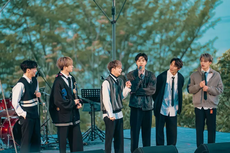 新生代男團Ozone魅力無法擋，粉絲搶看他們的演出。穀動日不落音樂祭提供