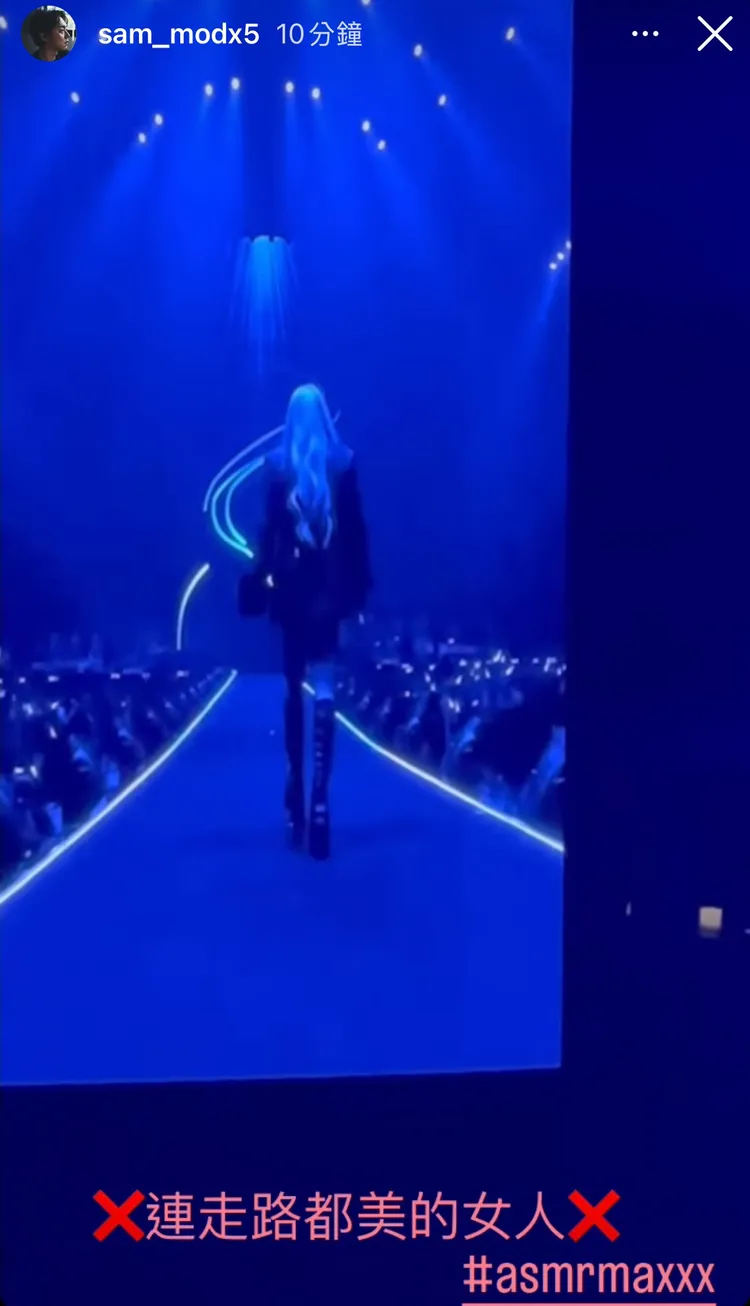 Sam大讚天后女友。翻攝Sam Ig 限動