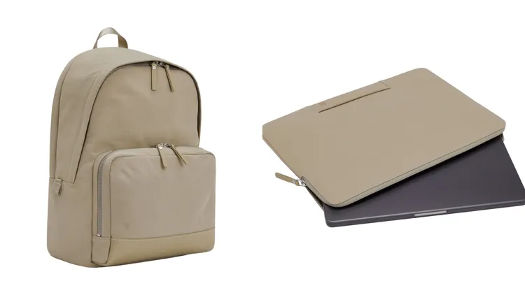 LOJEL Semo後背包（左）5100元、Semo筆電手拿包（右）1700元。品牌提供