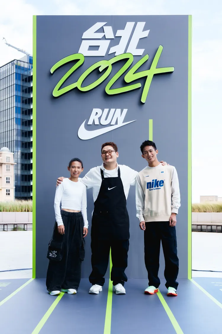 金泰成受Nike之邀來到台灣。品牌提供