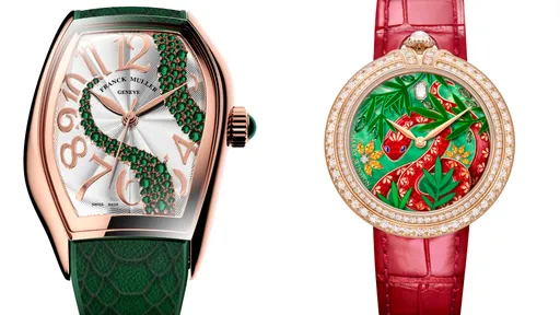 本周新錶|Franck Muller靈蛇迎新春 海瑞溫斯頓生肖錶飄出聖誕味