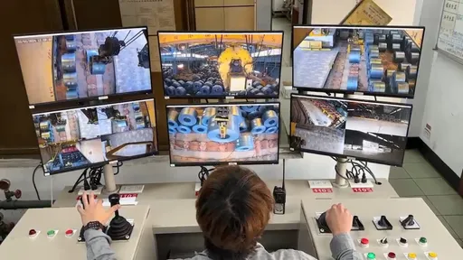 國內首家企業!中鋼開發5G天車遠程「隔空駕駛」操控系統