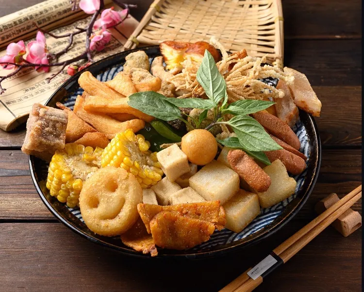 活動現場也有豐富的素食炸物。觀光局提供