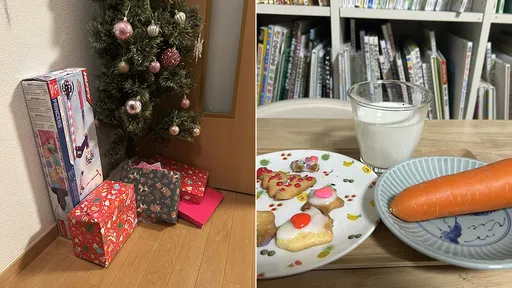 聖誕爸爸還要兼任馴鹿 為4歲女「生啃紅蘿蔔」讓百萬網友樂了